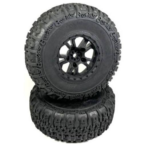 Absima 1:10 monster truck, Truggy, Buggy kompletní kola offroad černá 1 ks