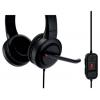 Kensington Headset uzavřená (Over Ear) kabelová černá Potlačení hluku headset Počítače