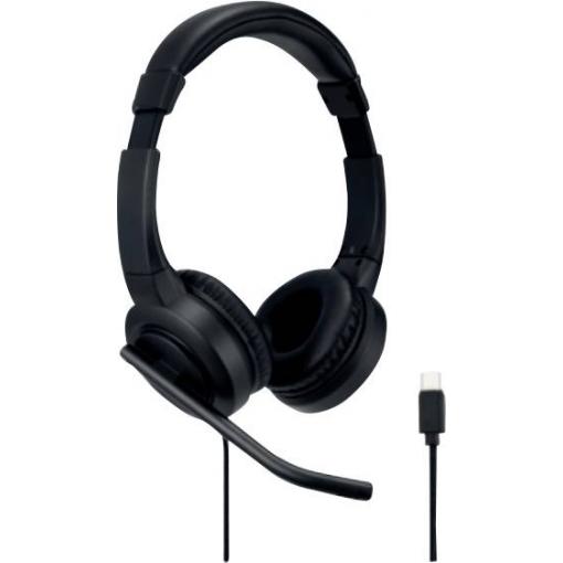 Kensington Headset uzavřená (Over Ear) kabelová černá Potlačení hluku headset Počítače
