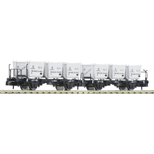 Fleischmann 6660106 N kontejnerový vagon BTS 50 značky DB