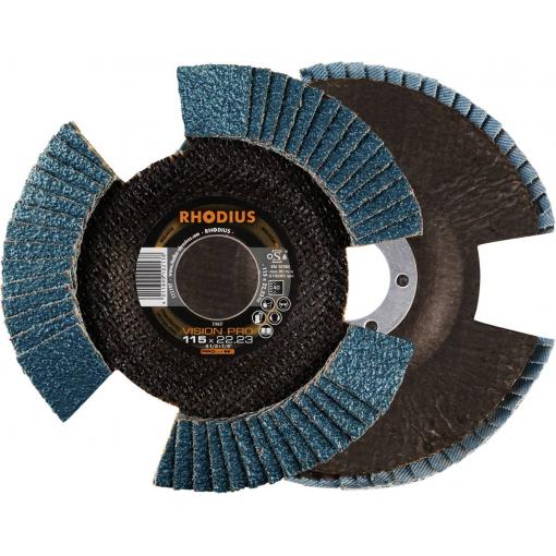 Rhodius 210637 VISION PRO vějířovitý brusný kotouč Zrnitost 40 10 ks