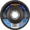 Rhodius 303872 RHODIUS SVS HD, 10 ks čisticí plsti 115 x 22,23 mm, zalomený, Topline pro univerzální použití 10 ks