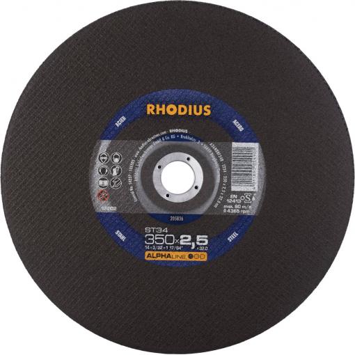 Rhodius ST34 205836 Řezný kotouč 10 ks ocel