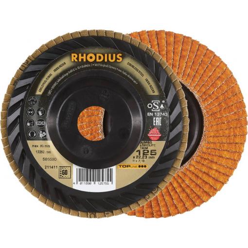 Rhodius 211411 JUMBO LONGLIFE TRIM vějířovitý brusný kotouč nerezová ocel, ocel 10 ks
