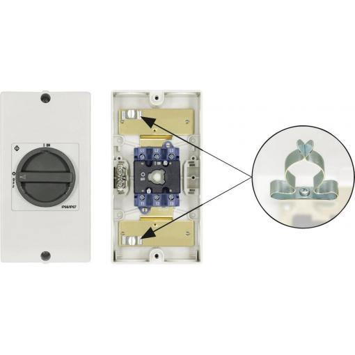 Kraus & Naimer KG41.T103/D-A087.KL11V servisní vypínač odblokovatelný 1 x 90 ° černá 1 ks