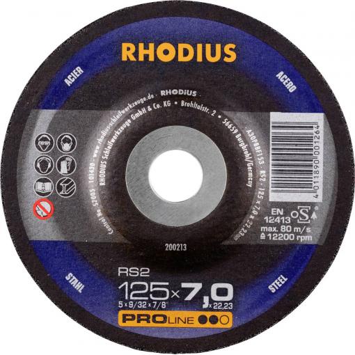 Rhodius 211782 RS2 X-LOCK Ohrubovací kotouč ocel 10 ks