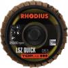 Rhodius 303933 LSZ QUICK vějířovitý brusný kotouč Zrnitost 120 nerezová ocel, ocel, neželezné kovy 10 ks