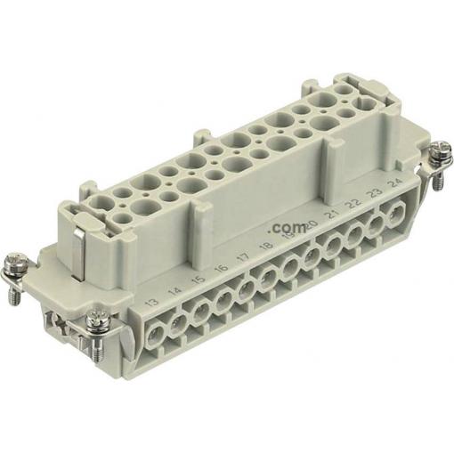 HARTING Han® 24E-bu-s 09330242701 konektorová vložka, zásuvka, seria Han® E, 1 ks