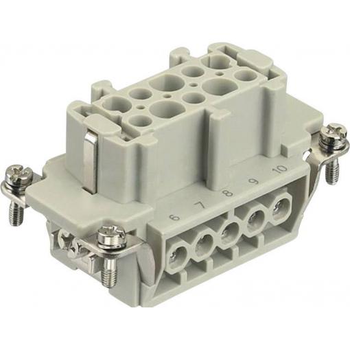 HARTING Han® 10E-F-s 09330102701 konektorová vložka, zásuvka, seria Han® E, 1 ks