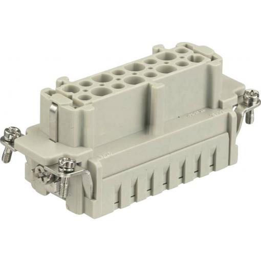 HARTING Han® 16ES-F 09330162716 konektorová vložka, zásuvka, seria Han® E, 1 ks