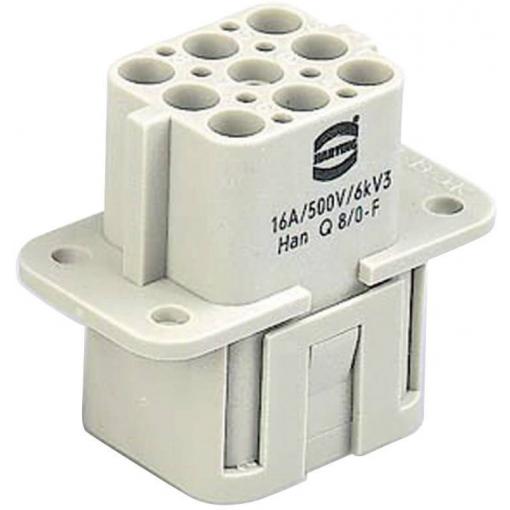 HARTING Han Q17/0-F 09120173101 konektorová vložka, zásuvka, seria Han® Q, 1 ks
