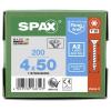 SPAX 1197000400503 R 88091 Senkkopf T-STAR šroub do dřeva 4 mm 50 mm T-STAR plus nerezová ocel A2 200 ks