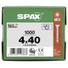 SPAX 1191010400405 R 88091 Senkkopf/T-STAR šroub do dřeva 4 mm 40 mm T-STAR plus ocel WIROX 1000 ks