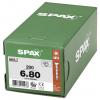 SPAX 1191010600805 R 88091 Senkkopf/T-STAR šroub do dřeva 6 mm 80 mm T-STAR plus ocel WIROX 200 ks