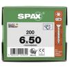 SPAX 1191010600505 R 88091 Senkkopf/T-STAR šroub do dřeva 6 mm 50 mm T-STAR plus ocel WIROX 200 ks