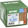 SPAX 0537000500403 R 88192 Zylinderkopf T-STAR šroub do dřeva 5 mm 40 mm T-STAR plus nerezová ocel A2 200 ks