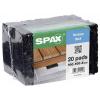 SPAX Rozpěrka 100 mm 4001001000089 20 ks (d x š x v) 100 x 100 x 8 mm