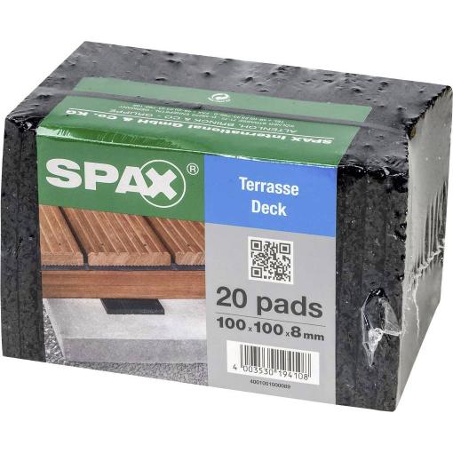 SPAX Rozpěrka 100 mm 4001001000089 20 ks (d x š x v) 100 x 100 x 8 mm