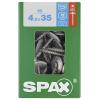 SPAX 4577000450357 Klempířský šroub 4.5 mm 35 mm T-STAR plus nerezová ocel A2 60 ks