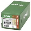 SPAX 0251010601605 R 88193 m.Spitze/T-STAR šroub do dřeva 6 mm 160 mm T-STAR plus ocel WIROX 100 ks