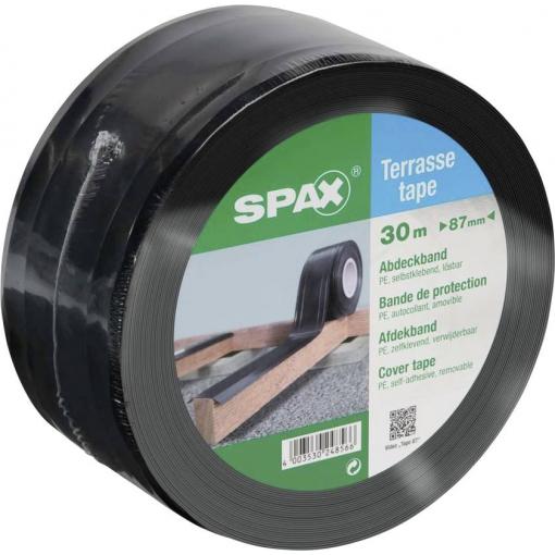 SPAX 4000009186419 lepicí páska černá (d x š) 30 m x 87 mm 1 ks