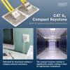 Digitus DN-93615-S RJ45 vestavný modul Keystone CAT 6A 1 ks