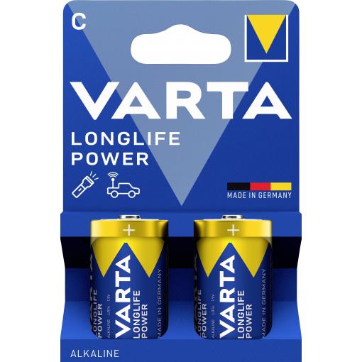 Varta VARTA Longlife Power C Blister 2 baterie malé mono C alkalicko-manganová 1.5 V 2 ks