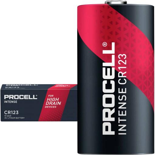 PROCELL Procell Intense fotobaterie CR-123A lithiová 920 mAh 3 V 10 ks