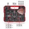 Einhell 708136 XLPLUS-CASE HCS , Oxid hlinitý, chrom-vanadová ocel sada multifunkčního nářadí 1 sada