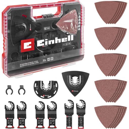 Einhell 708136 XLPLUS-CASE HCS , Oxid hlinitý, chrom-vanadová ocel sada multifunkčního nářadí 1 sada