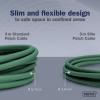 Digitus DK-1632-A-005S-G RJ45 síťové kabely, propojovací kabely CAT 6A F/FTP 0.5 m zelená barevně rozlišený, stíněný, točený drát, S průchodkou chránící proti