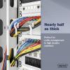 Digitus DK-1632-A-020S-BL RJ45 síťové kabely, propojovací kabely CAT 6A F/FTP 2 m černá barevně rozlišený, stíněný, točený drát, S průchodkou chránící proti
