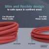 Digitus DK-1632-A-050S-R RJ45 síťové kabely, propojovací kabely CAT 6A F/FTP 5 m červená barevně rozlišený, stíněný, točený drát, S průchodkou chránící proti