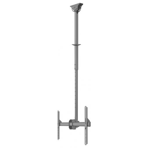 Neomounts CL35-440BL16L TV stropní držák 94,0 cm (37) - 177,8 cm (70) stropní držák, nastavitelná výška, nakláněcí, naklápěcí