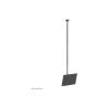 Neomounts CL35-440BL16XL TV stropní držák 94,0 cm (37) - 177,8 cm (70) stropní držák, nastavitelná výška, nakláněcí, naklápěcí