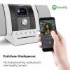 TechniSat MULTYRADIO 4.0 SE, schwarz/weiß 0001/3983 internetové stolní rádio, DAB+, FM, černá, bílá