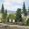 Busch Hochwald 1856 stavebnice stromu smrk 1 sada
