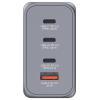 Verbatim GNC-200 GaN cestovní nabíječka, GaN, s adaptérem pro Evropu, s britským adaptérem, s americkým adaptérem, 1x USB A , 3x USB-C®, 200 W, Dodávka
