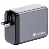 Verbatim GNC-200 GaN cestovní nabíječka, GaN, s adaptérem pro Evropu, s britským adaptérem, s americkým adaptérem, 1x USB A , 3x USB-C®, 200 W, Dodávka