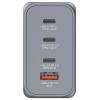 Verbatim GNC-240 GaN cestovní nabíječka, GaN, s adaptérem pro Evropu, s britským adaptérem, s americkým adaptérem, 1x USB A , 3x USB-C®, 240 W, Dodávka