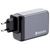 Verbatim GNC-240 GaN cestovní nabíječka, GaN, s adaptérem pro Evropu, s britským adaptérem, s americkým adaptérem, 1x USB A , 3x USB-C®, 240 W, Dodávka