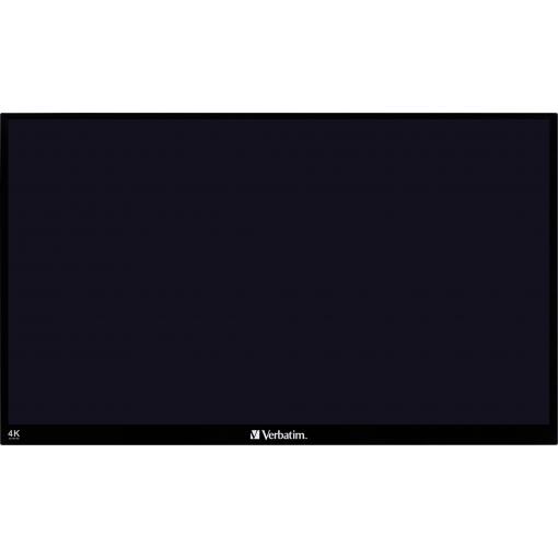 Verbatim PMT-15-4K dotykový monitor Energetická třída (EEK2021): A (A - G) 39.6 cm (15.6 palec) 3840 x 2160 Pixel 16:9 10 ms USB-C®, USB-A, HDMI™, audio,