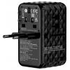Verbatim UTA-10 GaN III cestovní nabíječka, GaN, s adaptérem pro Evropu, s britským adaptérem, s americkým adaptérem, 1x USB A , 3x USB-C®, 140 W, Dodávka