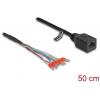 Delock 88005 RJ45 síťové kabely, propojovací kabely CAT 5e 0.50 m černá 1 ks