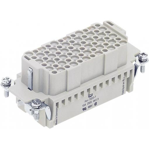 HARTING Han® 72DD-F-c 09160723101 konektorová vložka, zásuvka, seria Han® DD, 1 ks