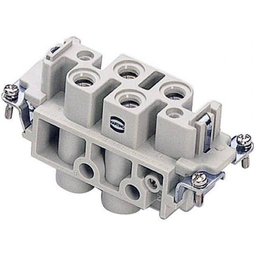 HARTING Han® K4/0-F 09380062711 konektorová vložka, zásuvka, seria Han® Com, 1 ks