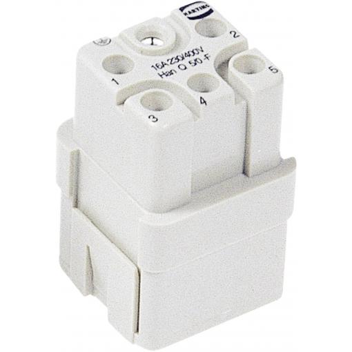 HARTING Han® Q5/0-F 09120053101 konektorová vložka, zásuvka, seria Han® Q, 1 ks