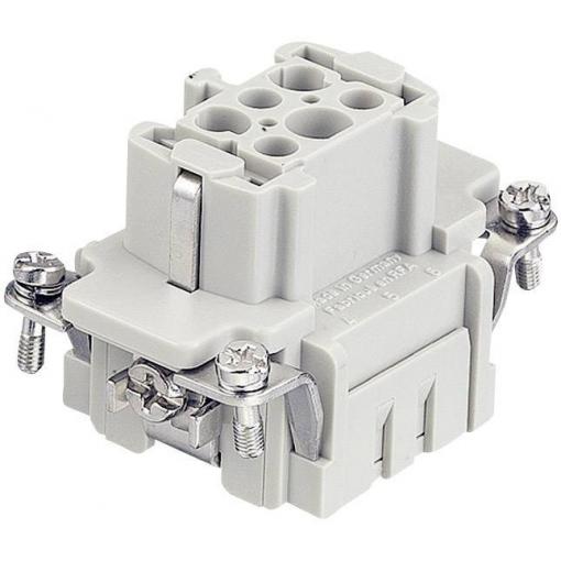HARTING Han®-6E-F-c 09330062702 konektorová vložka, zásuvka, seria Han® E, 1 ks