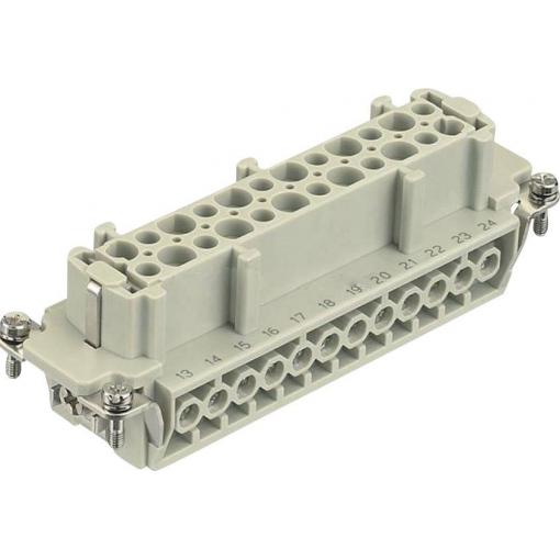 HARTING Han® 24E-bu-s 09330242711 konektorová vložka, zásuvka, seria Han® E, 1 ks