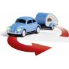 Carson Modellsport 500504148 VW Käfer mit Anhänger 1:87 RC model auta elektrický silniční model vč. akumulátorů, nabíječky a baterie ovladače